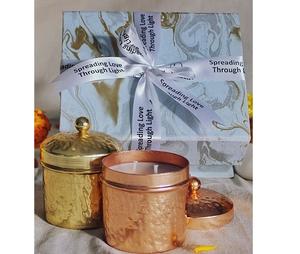 โถเทียนโลหะพร้อมฝาปิดดอกไม้สำหรับงานเทศกาลไฟตกแต่งโถเทียนบนโต๊ะ - Product Image 4