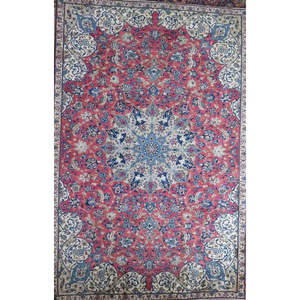 Alfombras ABC Kilims, Alfombra de Lana con Diseño de Medallón Vintage, Alfombra Artesanal Premium, Decoración Tradicional para el Hogar, Revestimiento de Piso de Lujo - Product Image 1
