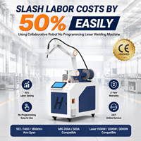 Robot de Soldadura Colaborativo Industrial, Programable, Soldador Láser de 3000W para Acero Inoxidable, Aluminio y Metal