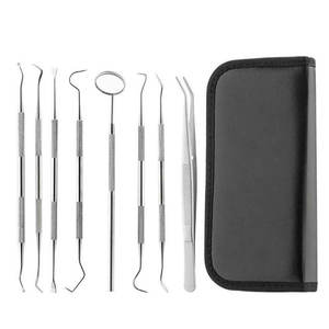 Kit de Limpieza Dental Reutilizable, Estilo Único, Kit de Limpieza Dental de Acero Inoxidable para Eliminar el Sarro - Product Image 1