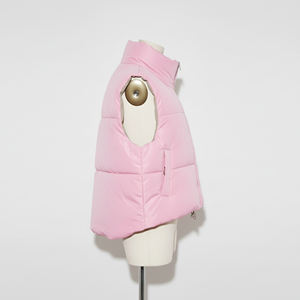 Chaleco Corto Acolchado sin Mangas para Mujer, Invierno 2023, Ecológico, Personalizable, Cortavientos, Transpirable, Tallas Grandes - Product Image 4