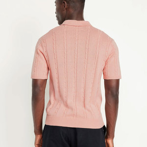 Polo de manga corta de secado rápido para hombre, Polo de Golf deportivo liso de Color negro, camiseta Polo en blanco informal transpirable para hombre - Product Image 3