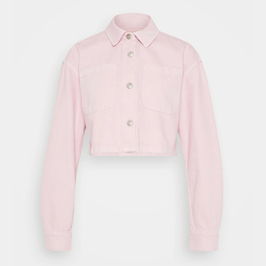 Veste en jean courte personnalisée pour femmes, blouson bombardier en jean tendance, vêtements d'extérieur chics et décontractés - Product Image 2