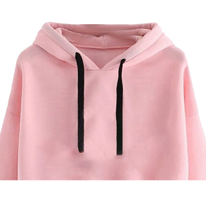 ชุดเดรสสเวตเชิ้ตผ้าฟลีซสำหรับผู้หญิง ผ้าฝ้าย 100% ระบายอากาศ กันลม เป็นมิตรกับสิ่งแวดล้อม ลายปักนูน ดีไซน์ไหล่ตก - Product Image 4