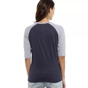 Camiseta de manga corta con estampado personalizado para mujer, camisetas de algodón hechas con cuello redondo, tela de licra, camisetas deportivas para mujer - Product Image 2