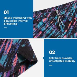 Short de sport décontracté pour homme 7 pouces Stretch Quick Dry Athletic Satin 90% Polyester 10% Spandex Workout Shorts Liner 2-en-1 Design - Product Image 5