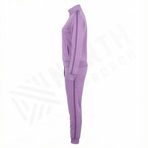 Ensemble de survêtement sportif pour femmes, style hivernal, en gros, motif uni, sweat à capuche, survêtement patchwork, tenue de sport pour la salle de sport - Product Image 3