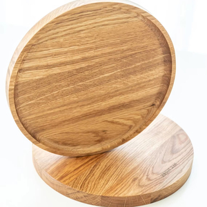 Bandeja Redonda de Madera de Acacia Sunshine, Hecha a Mano, Plato Redondo de Madera de 30 cm, Artesanía en Madera, Venta al por Mayor - Product Image 1