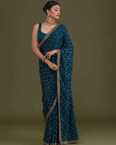 Beautiful Rich Pallu Jacquard Work Saree Último diseñador para adultos para ocasiones especiales - Product Image 4