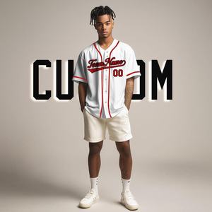 Conjunto de Camiseta y Pantalón de Béisbol Personalizados de Alta Calidad, Último Diseño, Transpirables, Cuello en V, Impresión por Sublimación, MOQ de 20 Conjuntos - Product Image 5