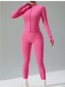 Ensemble de sport et fitness pour femme, grande taille, respirant, léger, taille haute, deux pièces, 100 % coton, idéal pour les sports d'été - Product Image 4