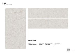 Carreaux de mur et de sol en porcelaine élégants 600x1200, finition marbre brillant, installation sans joint, parfaits pour les intérieurs luxueux - Product Image 3