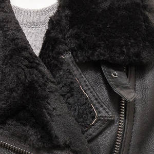 Wholesaler 2025 Men's High Street Style <b>Synthetic</b> <b>Leather</b> Fur Jacket Funnel Neck Collar Waterproof Windproof Breathable Winter - Product Image 6