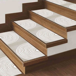 Tapis imprimé à motifs géométriques, tapis d'escalier moderne de style Kilim beige, Gobelin - Product Image 5