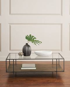 Table basse ronde moderne de luxe avec dessus en verre naturel et base en acier inoxydable pour salon, meubles d'intérieur pour la maison - Product Image 2