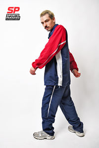 Personalizado al por mayor de nailon ligero chándal y cortavientos de lona impermeable Conjunto de jogging chándal con cremallera - Product Image 2