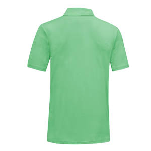 Vente en gros Polo de golf à manches courtes en polyester 100% pour homme T-shirt athlétique décontracté à col et évacuant l'humidité solide à vendre - Product Image 2