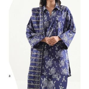 Trajes Shalwar Kameez de 3 Piezas para Mujer, Marca Pakistaní, Estampados, Casuales de Verano, Ligeros, de Secado Rápido y Alta Calidad - Product Image 3
