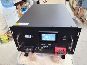 แบตเตอรี่ LiFePO4 51.2V 314Ah แบบติดตั้งบนแร็ค โมดูลแบตเตอรี่ลิเธียมไอออน 100A สำหรับจัดเก็บพลังงานสำรอง - Product Image 1