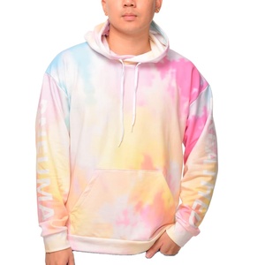 เสื้อฮู้ดดี้คุณภาพสูงสำหรับผู้ชาย ผ้าฝ้าย 100% แบบสวมหัว ยูนิเซ็กซ์ แฟชั่นผู้ชาย ลายมัดย้อม เสื้อฮู้ดดี้ผ้าฝ้ายสำหรับวิทยาลัยและการฝึกซ้อม - Product Image 1