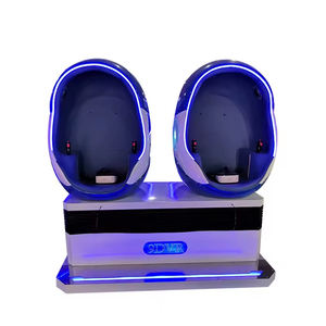Simulateur de chaise œuf VR 9D, machine de jeu de réalité virtuelle à vendre, simulateur d'amusement 220V avec paiement par pièces pour la course - Product Image 6
