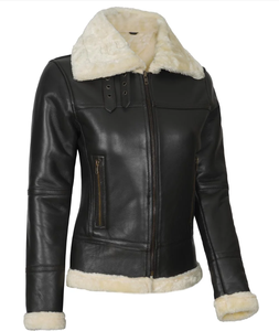 Esprit Veste d'hiver pour femme en cuir de fourrure chaud grande taille fabriquée sur mesure à Sialkot Pakistan surdimensionnée avec fermeture à glissière chauffante plus proche - Product Image 2