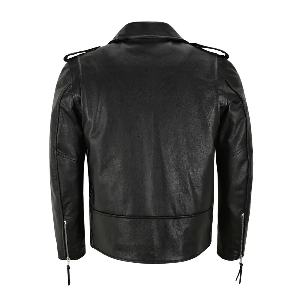 2023 nuovo Design giacca in pelle da uomo giacca in pelle da uomo personalizzata di alta qualità all'ingrosso moda cappotto Stand tessuto in pelle Pu BSCI