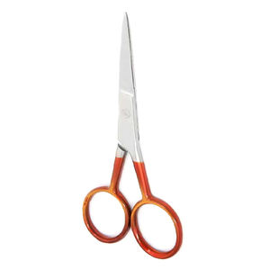 Ciseaux à sourcils de couleur rouge 4 pouces bonne vente qualité supérieure dernier produit pédicure ongle ciseaux à cuticules en acier inoxydable - Product Image 1