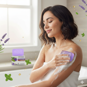 สบู่น้ำมันละหุ่งผสมลาเวนเดอร์และเปปเปอร์มินท์สำหรับใช้ประจำวัน - Product Image 2