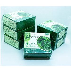 Collation saine, nourriture fraîche, algues nutritives du Vietnam, 100g, sachet refermable, prix de gros OEM, raisins de mer déshydratés d'Okinawa - Product Image 2