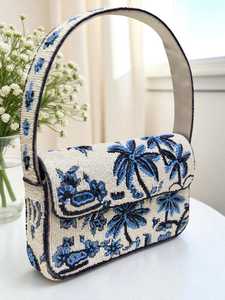 กระเป๋าถือแฮนด์เมดหลากสีประดับลูกปัดแก้วจาก MS Handicraft รูปทรงอินเดียแบบสั่งทำพิเศษ - Product Image 4