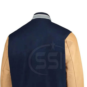 Wholesale Plus Size Men Letterman <b>Jacket</b> For Sale Outdoor Use Stand Collar Men Letterman <b>Jacket</b> - Product Image 5