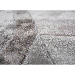 Alfombra Acar de Lana y Viscosa Hecha a Mano, Rectangular, con Rayas Geométricas Grises y Negras, para Sala de Estar, Pasillo, para Adolescentes -TNQ-50014 - Product Image 3