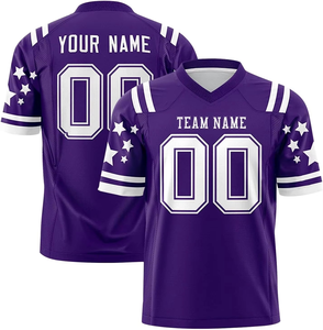 Maillot de football en maille personnalisable-Respirant et durable, idéal pour les équipes et les sports Maillot américain - Product Image 4