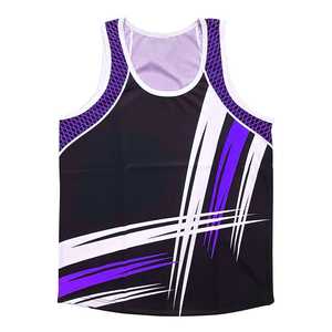 Débardeur taille plus sublimé personnalisé OEM pour hommes vêtements de sport de fitness impression de logo personnalisé écologique rapide - Product Image 5