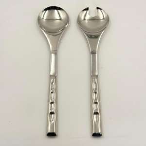 ชุดช้อนส้อมสแตนเลสสตีลแบบคลาสสิกสำหรับร้านอาหาร 2 ชิ้น ขัดเงาแบบโบราณ สีเงินธรรมชาติ สำหรับใช้ในบ้าน - Product Image 1
