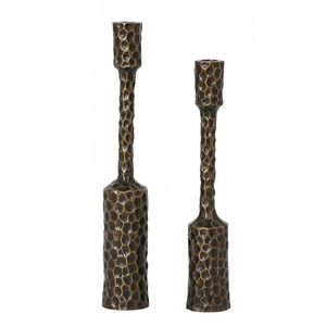 Portavelas Texturizado para Bodas y Fiestas, Decoración Moderna y Elegante para Mesa de Comedor, Hogar, Festividades - Product Image 1