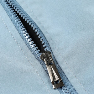 Men's New Arrival <b>Light</b> <b>Weight</b> Solid Color Stand Collar Bomber <b>Jacket</b> with Full Zipper Breathable Winter Coat - Product Image 4