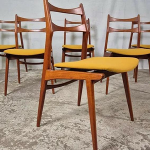 Chaises de salle à manger en teck de haute qualité avec sièges en mousse, adaptées à une variété de besoins d'intérieur - Product Image 3
