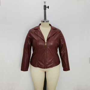 Trending Woman Varsity Jacket Mujer The Classic Faux Leather Moto Jacket Transpirable Mujer Leather Racer Jacket Streetwear Look - Product Image 1