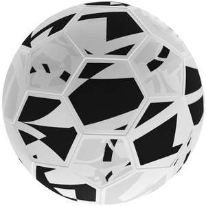 Balón de Fútbol Híbrido Blanco y Negro de Alta Calidad, Cosido a Mano, 32 Paneles, Logotipo Personalizado, para Competencia y Entrenamiento, Hecho en Pakistán - Product Image 2