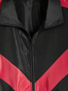 เสื้อแจ็คเก็ตกันลมสำหรับผู้ชาย คุณภาพสูง ขายดี เหมาะสำหรับกิจกรรมกลางแจ้ง ระบายอากาศได้ดี มีซิปและฮู้ด แขนยาว เหมาะสำหรับวิ่ง - Product Image 3