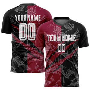 Camiseta de Fútbol Sublimada Ligera de Secado Rápido, Ropa Deportiva Personalizada para Equipos, Camiseta de Fútbol Transpirable, Proveedor de Uniformes de Fútbol para Adultos - Product Image 2