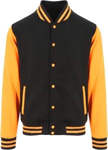 Automne mode bomber veste hommes à manches longues haute qualité laine corps unisexe basket-ball veste varsity veste - Product Image 6