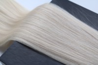 Extensions de Cheveux Naturels Vietnamiens les Plus Vendues, 12-34 Pouces, Couleur Platine, 100% Doux et Soyeux, Super Double Drawn, Haute Qualité