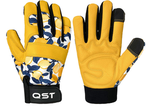Fabricante QST, guantes de seguridad duraderos y cómodos de primera calidad, cuero sintético de alta calidad para jardinería, protege tus manos - Product Image 5