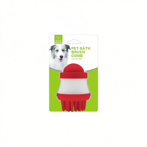 Spazzola per il Bagno degli Animali Domestici con Cinghia per Appendere e Gancio, Confezione in Cartone per la Toelettatura degli Animali - Product Image 2
