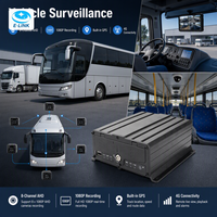 E Link Star MDVR ET8408T 8CH AHD Mobile DVR 1080P pour véhicule avec 4G GPS, enregistreur vidéo numérique embarqué 8 canaux