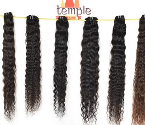 100% cuticule alignée noir vietnamien couleur naturelle vague profonde extensions de cheveux humains bruts non transformés pour les femmes pas cher - Product Image 2