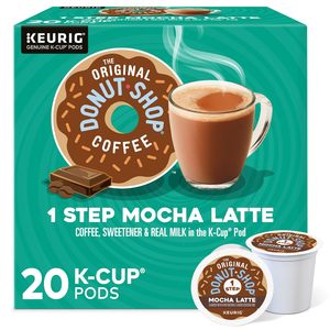 The Original Donut Shop Mocha One-Step Latte, dosette de café individuelle K-Cup, café aromatisé, 20 unités - Product Image 6